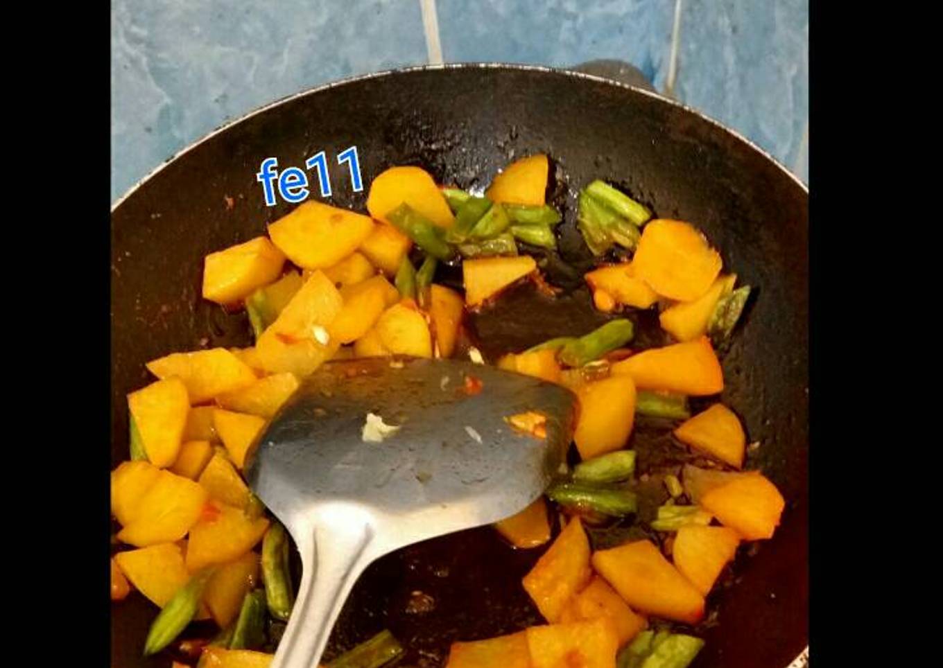 Cara Gampang Menyiapkan Kentang cabe buncis sambal balado no ribet,
Enak Banget
