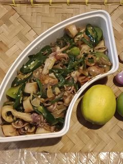 Foto resep Tumis Cumi Asin Cabe Hijau
