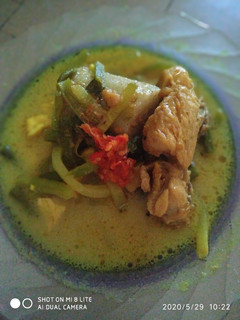 Foto resep Kare ayam with lontong sayur