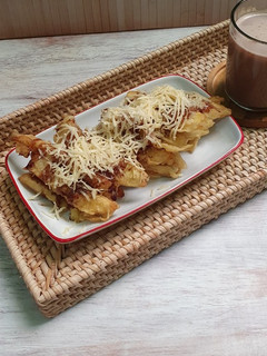 Foto resep Pisang goreng topping coklat keju