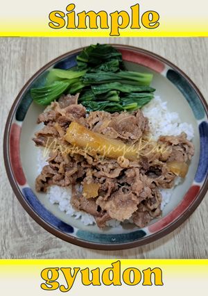 Foto resep 015 ♡Simple Gyudon♡