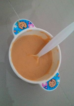 Foto resep Bubur halus ToGa BroWKa [Tomat, ikan Gabus, Brokoli Wortel, Kabocha] - mpasi bayi 6bulan+