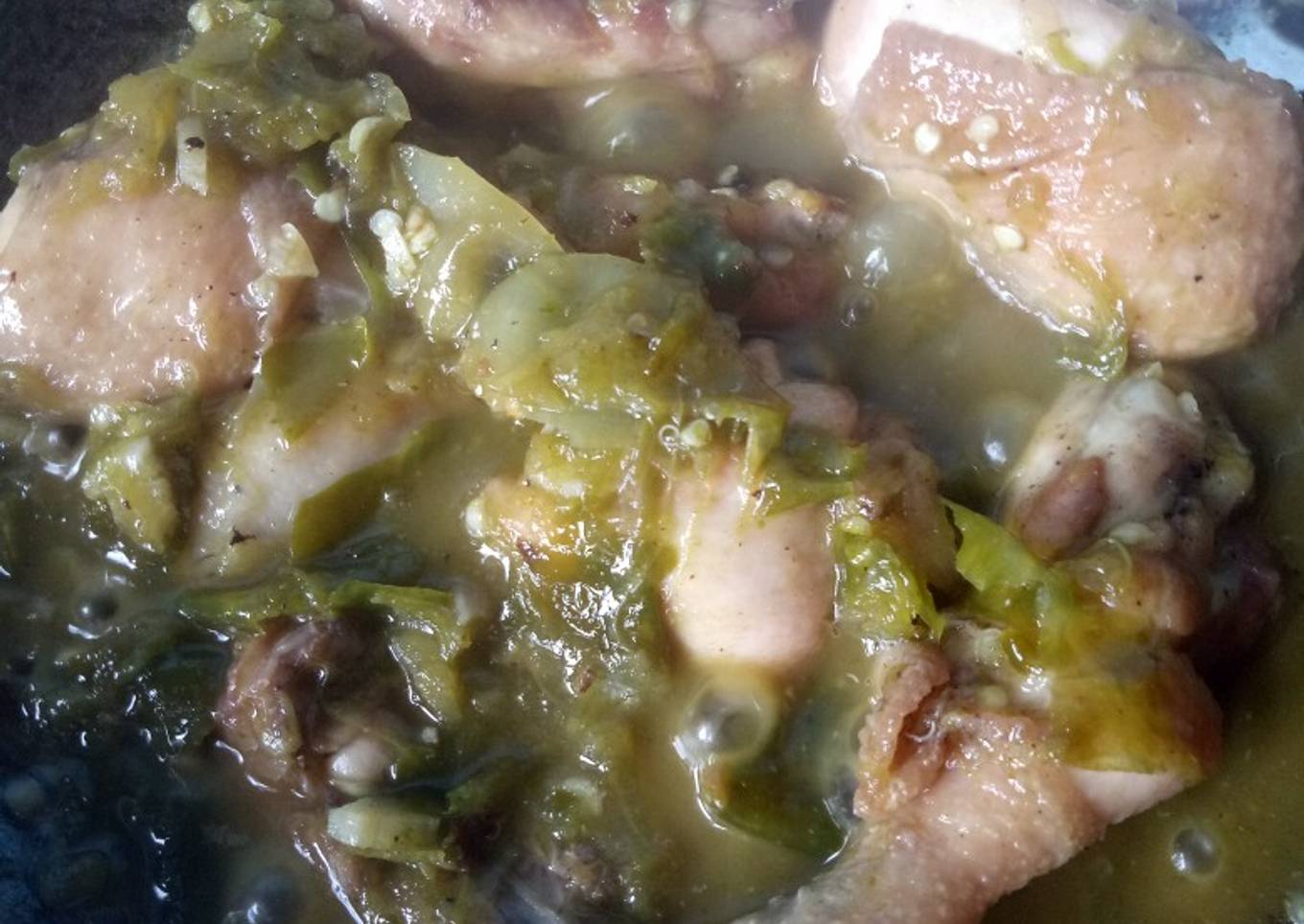 Ayam sambal hijau