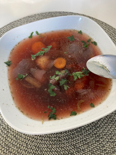 A picture of Beetroot Soup.