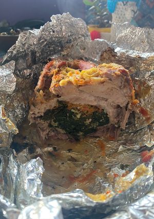 Una foto de Bondiola rellena al horno