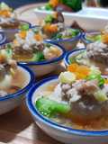 ติ่มซำเต้าหู้ไข่หน้าหมูสับ