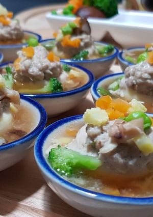 รูปของ ติ่มซำเต้าหู้ไข่หน้าหมูสับ