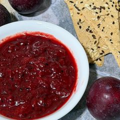 Khatti Mithi Tangy Plum Chutney A picture of Khatti Mithi Tangy Plum Chutney.
