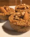 Muffin de avena, manzana y canela