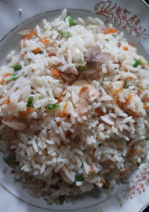 চিকেন  ফ্রাইড রাইস (chicken fried rice recipe in Bengali) রেসিপির প্রধান ছবি