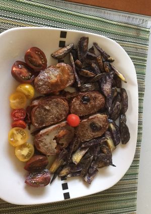 Foto principal de Mini hamburguesas con panceta y ciruelas