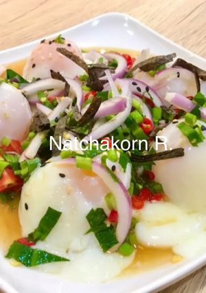 รูปของ ยำไข่ออนเซ็น (Onsen tamago spicy salad)