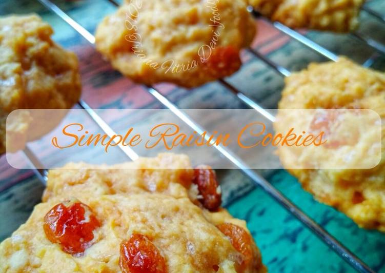 Cara Bikin Simple Raisin Scone Cookies Anti Gagal