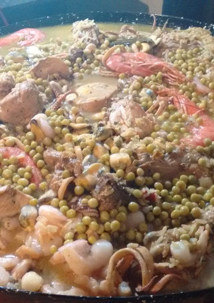 Una foto de Paella fácil
