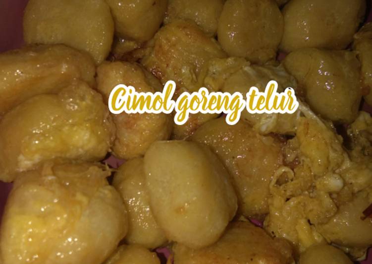 Cimol goreng telur