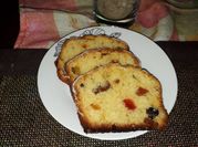 Una foto de budín ingles en microondas
