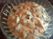 Una foto de salsa para shawarma perejil