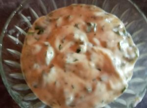 Una foto de Salsa de yogurt para aperitivos o asados