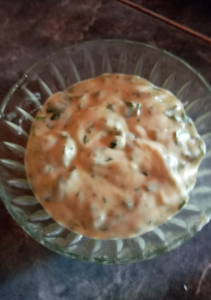 Una foto de Salsa de yogurt para aperitivos o asados