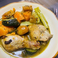A picture of Waterless Chicken Soup.