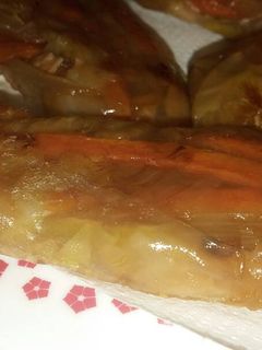 Una foto de Rollitos de verdura y pavo al horno fácil