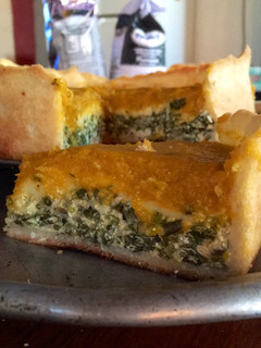 Una foto de Tarta de espinaca y zapallo