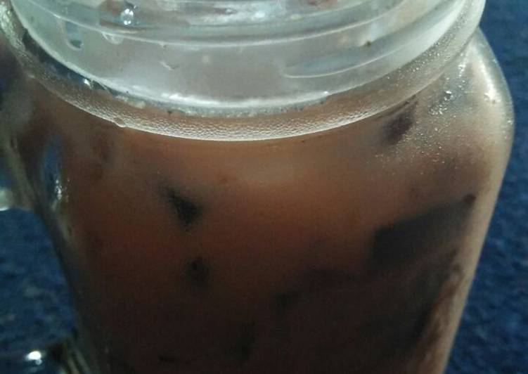 Milo dinosaurus whit cincau n agar coffee