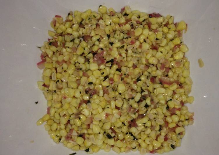 Simple Way to Prepare Homemade Corn Salsa Dish