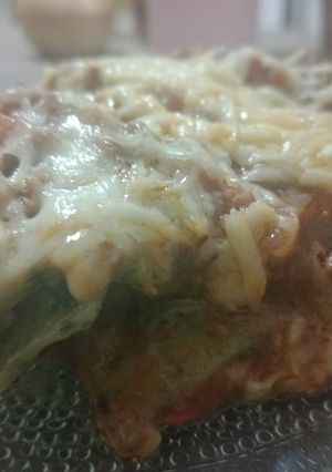 Una foto de Lasagna verde