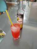 Orange squezzed with syrup marjan