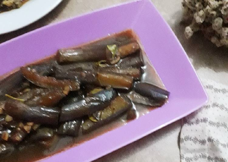 Masakan Populer Tumis terong ungu ss(super simpel) Ala Warung