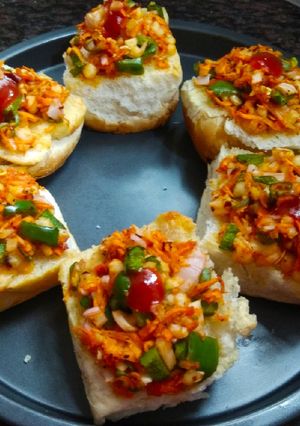 A picture of Open veggies pav.