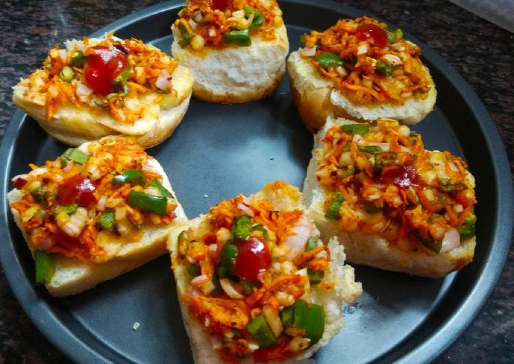 Simple Way to Make Homemade Open veggies pav