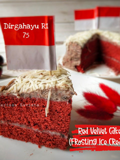 Foto resep 155. Red Velvet Cake (Frosting Ice Cream)