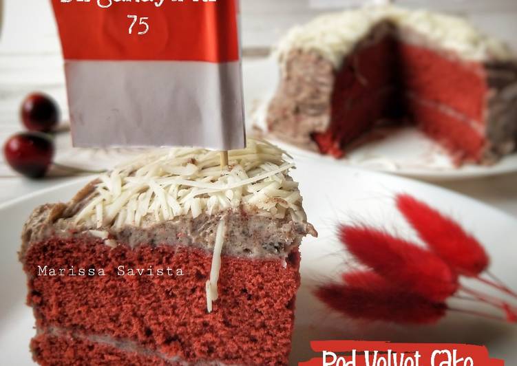 Rahasia Membuat 155 Red Velvet Cake Frosting Ice Cream Yang Renyah