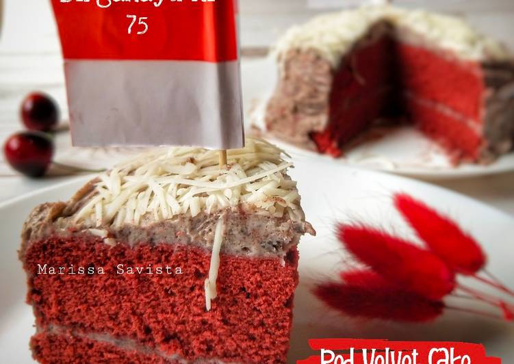 Rahasia Membuat 155 Red Velvet Cake Frosting Ice Cream Yang Renyah