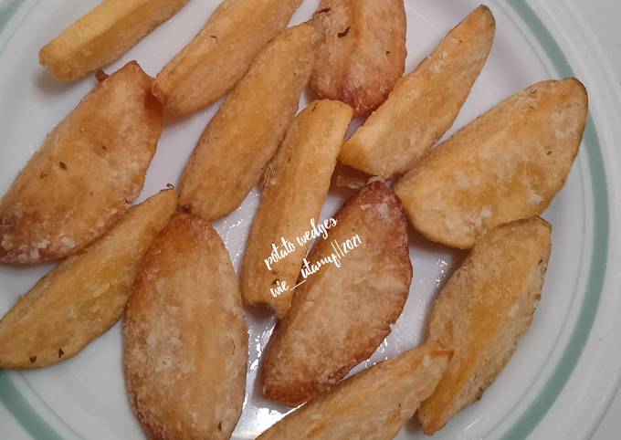 Resep Potato Wedges Goreng Anti Gagal