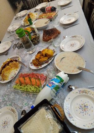 عکسی از دستور طرز تهیه یه زرشک پلو محشر🍗🍗