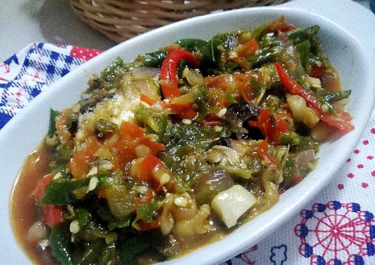 Ikan sambal hijau istimewa (less oil)