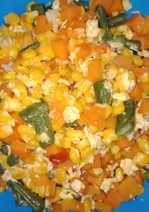 Foto resep Tumis sayur pelangi