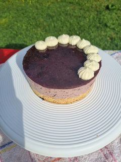 Una foto de Mini Cheesecake De Arándanos