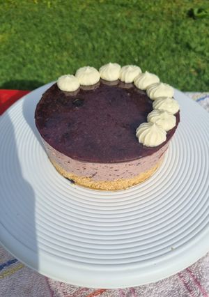Una foto de Mini Cheesecake De Arándanos