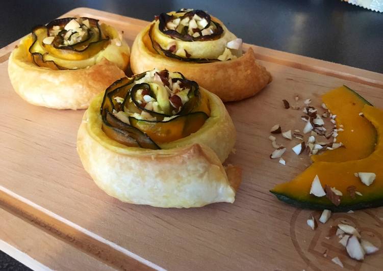 Rosselline di sfoglia salate autunnali