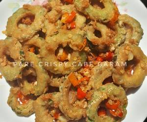 Resep Mudah Pare Crispy Cabe Garam Gurih Mantul