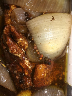 Una foto de Pollo escabechado