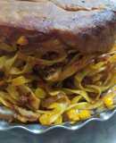 پاستا فتوچینی با گوشت چرخ کرده