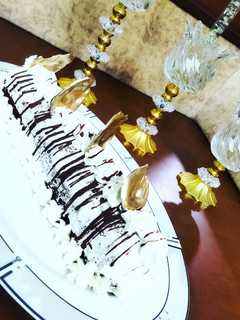 عکسی از دستور رولت خامه ای خوشمزه شکلاتی😋😋