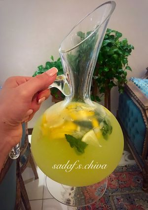 عکسی از دستور شربت ليمو نعناع