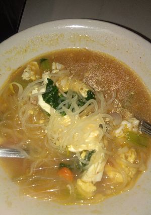 Foto resep Soun kuah telur