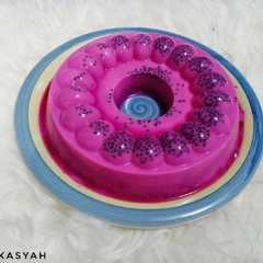 Pudding Buah Naga রেসিপির প্রধান ছবি